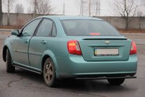 Chevrolet Lacetti 2003–2024 Achterbeschermbeugel AK002 Black (42 mm, RVS) foto 4
