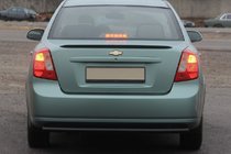 Chevrolet Lacetti 2003–2024 Achterbeschermbeugel AK002 Black (42 mm, RVS) foto 2