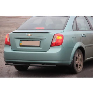Achterbeschermbeugel AK002 Black (42 mm, RVS) Chevrolet Lacetti 2003–2024 foto 1
