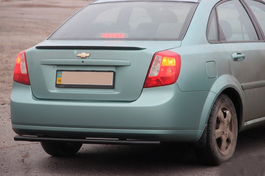 Chevrolet Lacetti 2003–2024 Achterbeschermbeugel AK002 Black (42 mm, RVS) Image