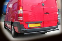 Mercedes Sprinter W906 2006–2018 Achterbeschermbeugel AK002 Black (RVS) foto 1