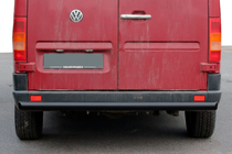 Volkswagen LT 1995–2006 Achterbeschermbeugel AK002 Black (RVS) foto 1