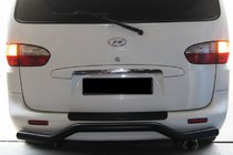 Hyundai H200, H1, Starex 1998–2007 Achterbeugel AK-005 Black (RVS) foto 2