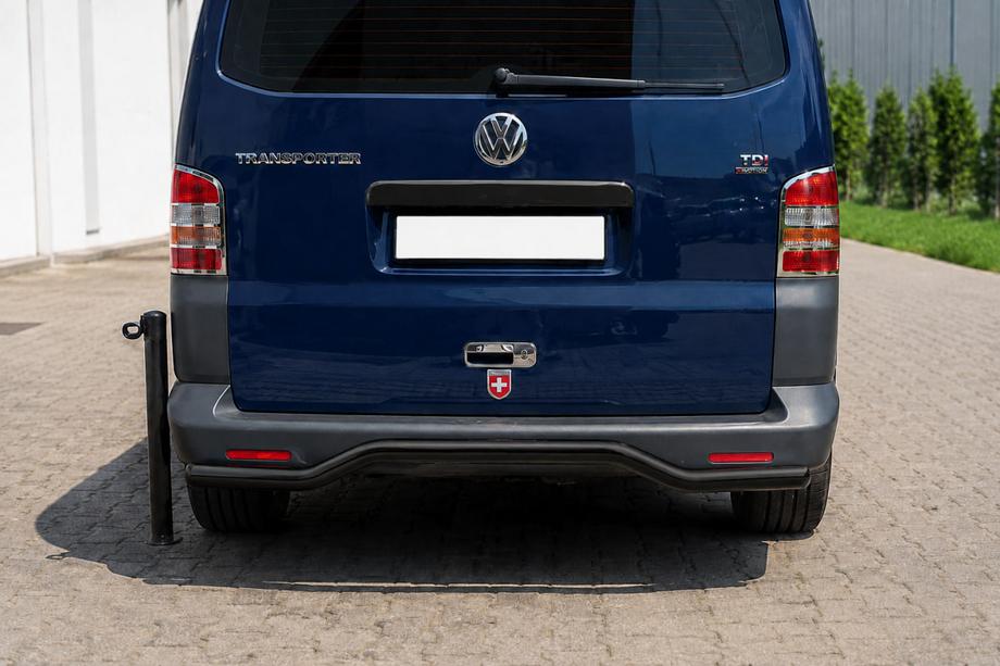 Volkswagen T5 Caravelle 2004–2010 Achterrolbeugel Wave AK006 Black (RVS) Image