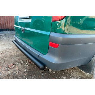 Achterbeschermbeugel AK002 Black (RVS) Mercedes Viano 2004–2014 foto 1