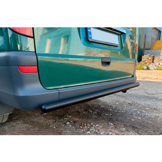 Achterbeschermbeugel AK002 Black (RVS) Mercedes Viano 2004–2014 foto 4