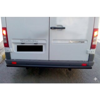 Achterbeschermbeugel AK002 Black (RVS) Mercedes Sprinter W901/902/903/904/905 1995–2006