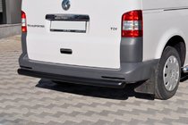Volkswagen T5 Transporter 2003–2010 Achterbeschermbeugel AK002 Black (RVS) foto 1