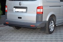 Volkswagen T5 Transporter 2003–2010 Achterbeschermbeugel AK002 Black (RVS) foto 3