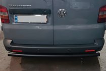 Volkswagen T5 Multivan 2003–2010 Achterbeschermbeugel AK002 Black (RVS) foto 5