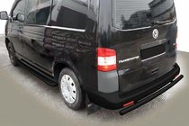 Volkswagen T5 Multivan 2003–2010 Achterbeschermbeugel AK002 Black (RVS) foto 6