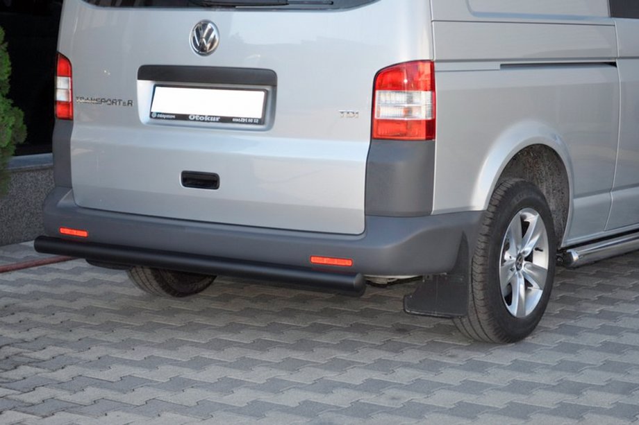 Volkswagen T5 Caravelle 2004–2010 Achterbeschermbeugel AK002 Black (RVS) Foto 3