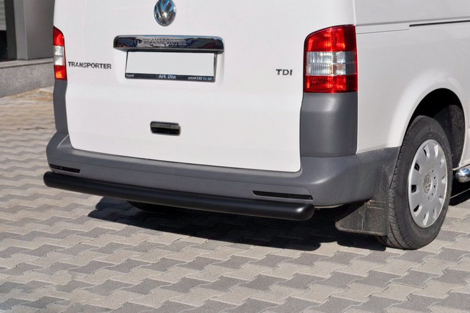 Volkswagen T5 2010–2015 Achterbeschermbeugel AK002 Black (RVS) Foto 1