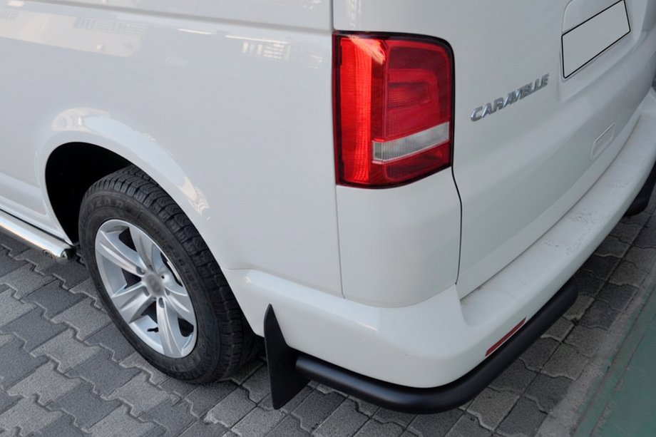 Volkswagen T5 Transporter 2003–2010 Achterhoekbeschermers AK003 Black (2 st., roestvrij staal) Foto 5