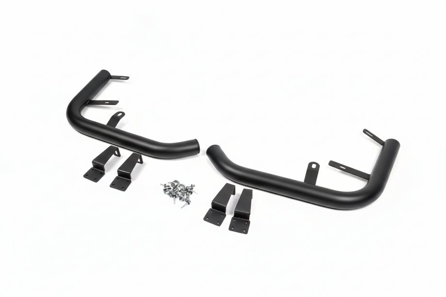 Volkswagen T5 Transporter 2003–2010 Achterhoekbeschermers AK003 Black (2 st., roestvrij staal) Foto 4