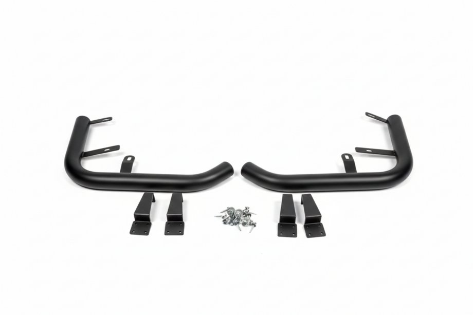 Volkswagen T5 Transporter 2003–2010 Achterhoekbeschermers AK003 Black (2 st., roestvrij staal) Foto 10