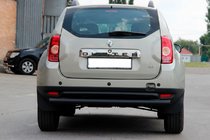 Renault Duster 2008–2017 Achterbumperbeugel recht Black (RVS) foto 1