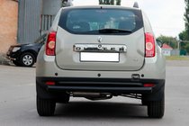 Dacia Duster 2008–2018 Achterbumperbeugel recht Black (RVS) foto 1