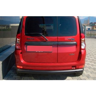 Achterbeugel Black (RVS)