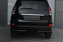 Toyota Land Cruiser Prado 120 2002–2009 Achterhoekstukken AK003 Black (2 st., roestvrij staal) foto 5