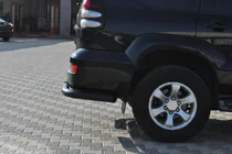 Toyota Land Cruiser Prado 120 2002–2009 Achterhoekstukken AK003 Black (2 st., roestvrij staal) foto 7