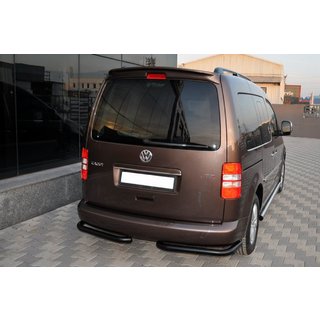 Achterhoekstukken AK003 Black (2 st., roestvrij staal) Volkswagen Caddy 2004–2010 foto 2