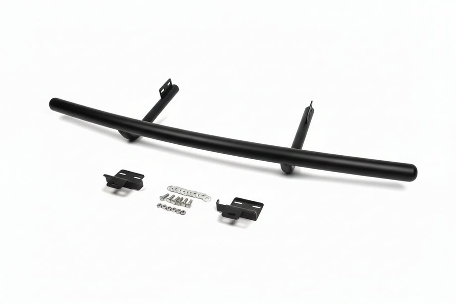 Volkswagen T4 Caravelle/Multivan 1990–2003 Achterbeschermbeugel AK002 Black (RVS) Foto 7