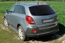 Opel Antara 2006–2017 Achterbeschermbeugel AK002 Black (RVS) foto 1