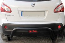 Nissan Qashqai 2007–2010 Achterrolbeugel AK007 Black (RVS) foto 2