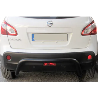Achterrolbeugel AK007 Black (RVS) Nissan Qashqai 2007–2010 foto 2