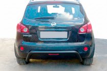 Nissan Qashqai 2010–2014 Achterbeugel AK007 Black (RVS) foto 1