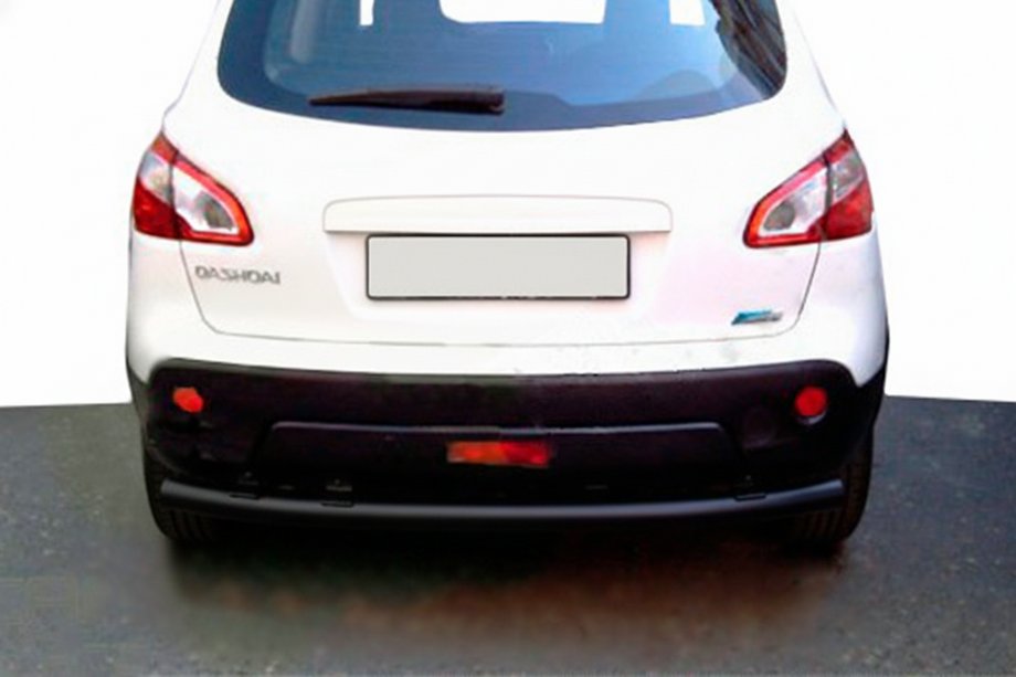 Nissan Qashqai 2010–2014 Achterbumperbeugel recht Black (RVS) Image