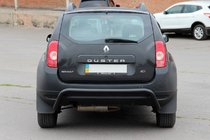 Renault Duster 2008–2017 Achterbeugel Black (RVS) foto 2