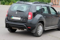 Renault Duster 2008–2017 Achterbeugel Black (RVS) foto 3