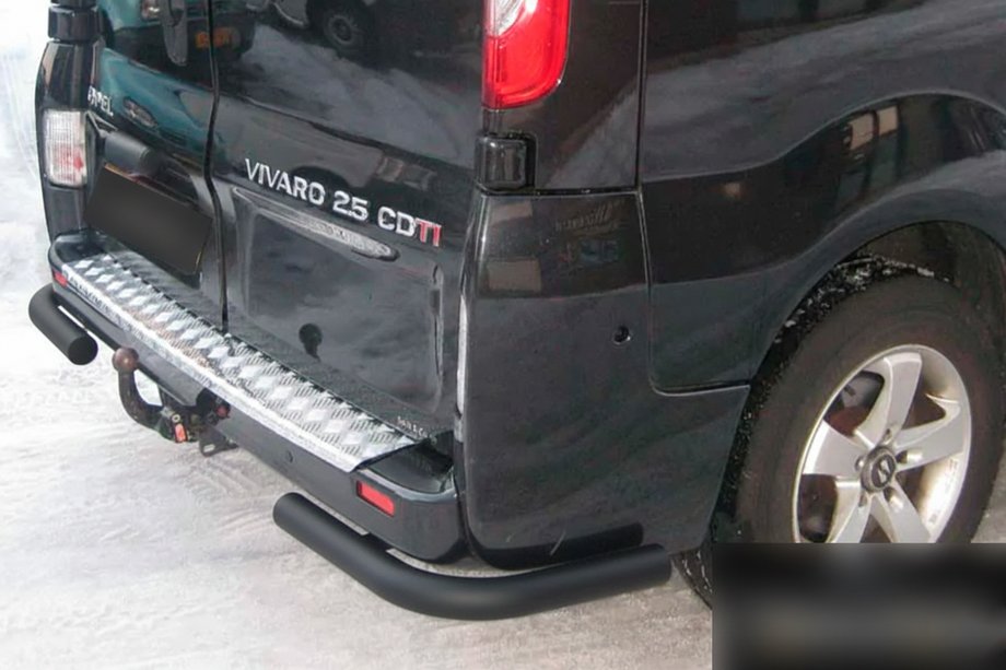Nissan Primastar 2002–2014 Achterhoeken AK003 Black (RVS) Foto 2