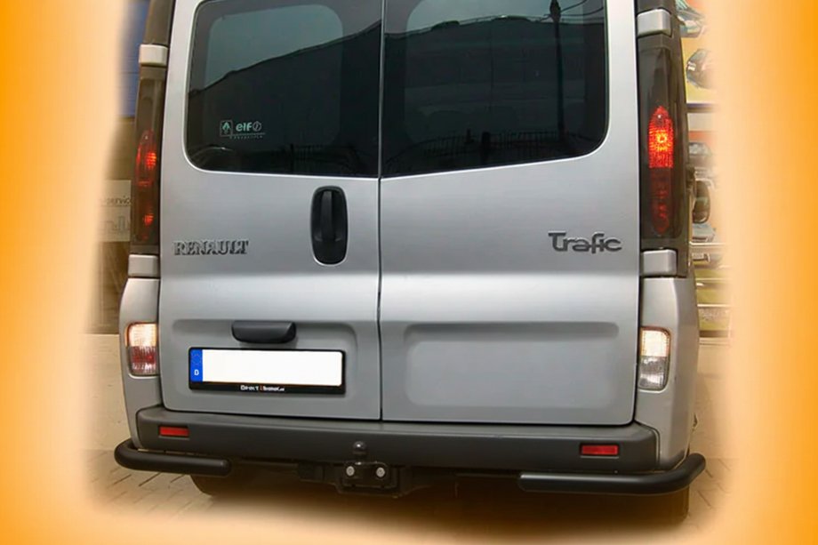 Nissan Primastar 2002–2014 Achterhoeken AK003 Black (RVS) Foto 3