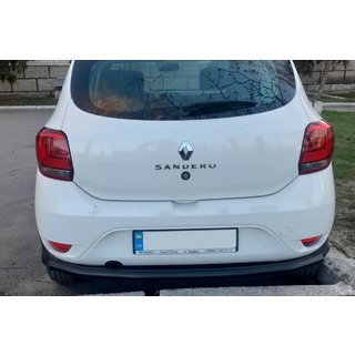 Achterbeschermbeugel AK002 Black (RVS) Renault Sandero 2013–2022 foto 2