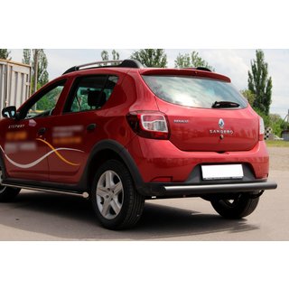 Achterbeschermbeugel AK002 Black (RVS) Dacia Sandero 2013–2020 foto 2