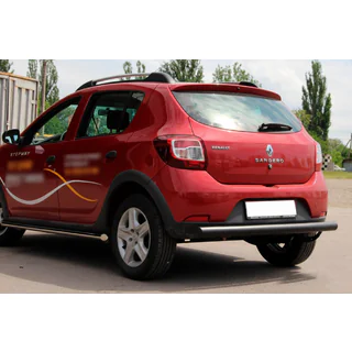 Achterbeschermbeugel AK002 Black (RVS) Dacia Sandero 2013–2020 foto 2