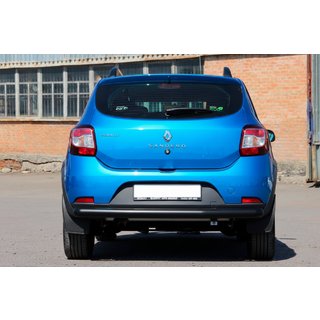 Achterbeschermbeugel AK002 Black (RVS) Dacia Sandero 2013–2020 foto 4