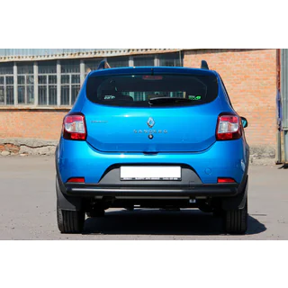 Achterbeschermbeugel AK002 Black (RVS) Dacia Sandero 2013–2020 foto 4