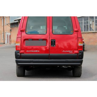 Achterbeschermbeugel Black (RVS)