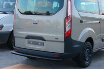 Ford Custom 2013–2022 Achterbeschermbeugel AK002 Black (RVS) foto 2