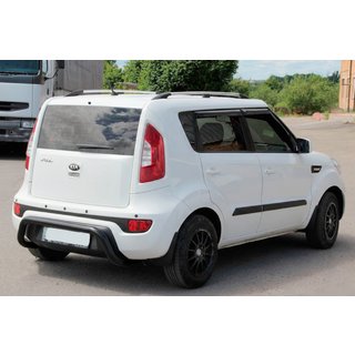 Achterbeschermbeugel AK002 Black (RVS) Kia Soul I 2008–2013 foto 2