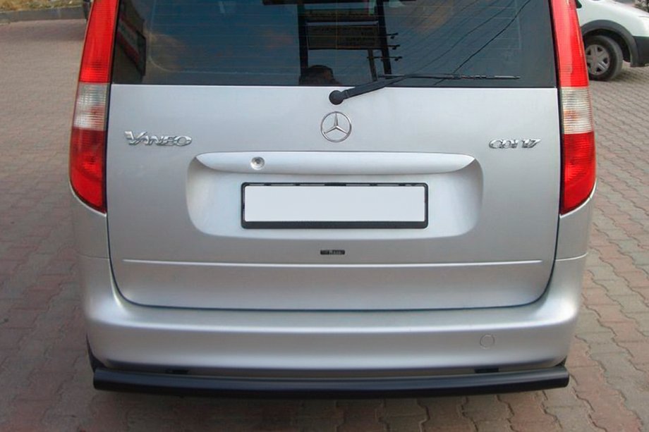 Mercedes Vaneo W414 2001–2005 Achterbeschermbeugel Black (rvs) Image