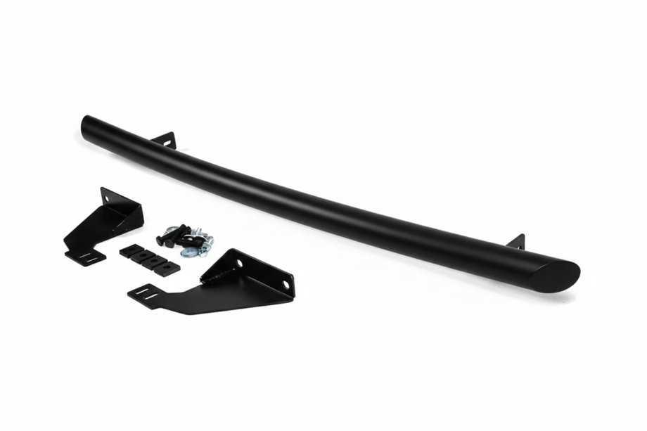 Mitsubishi Pajero Wagon IV 2006–2021 Achterbeschermbeugel AK002 Black (RVS) Foto 4