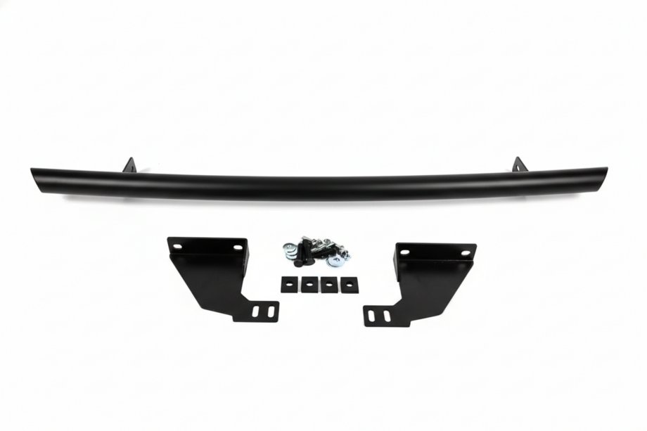 Mitsubishi Pajero Wagon IV 2006–2021 Achterbeschermbeugel AK002 Black (RVS) Foto 3