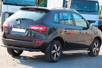 Renault Koleos 2008–2016 Achterbeschermbeugel AK002 Black (RVS) foto 2