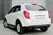SsangYong Korando 2010–2019 Achterbeschermbeugel AK006 Black (RVS) foto 1