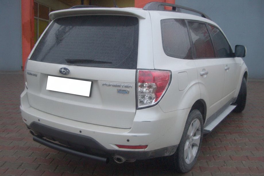 Subaru Forester 2008–2013 Achterbeschermbeugel AK002 Black (RVS) Image